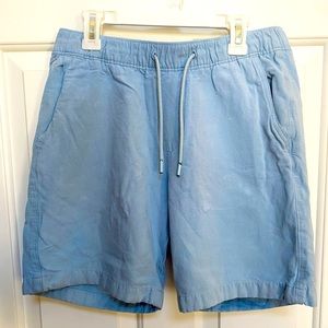Abercrombie & Fitch linen blend men pull-on shorts